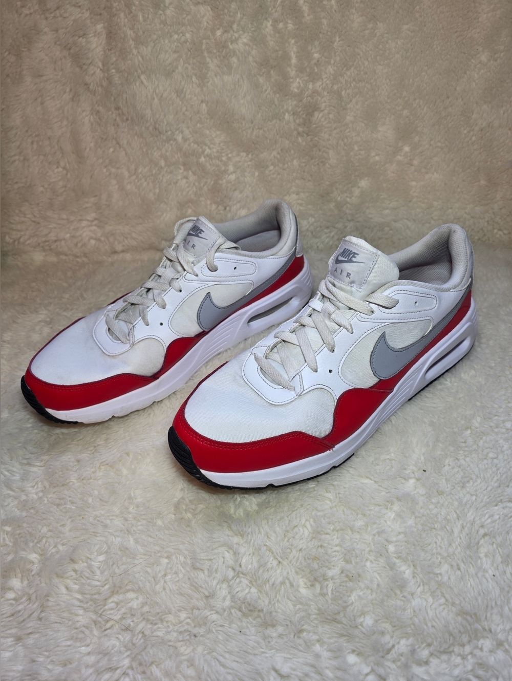 Nike Air Max SC White University Red - Size 13 (CW4555-107) - Picture 5 of 11
